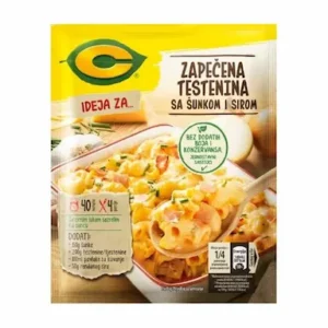 Dodatak C zapečena testenina šunka sir 39g
