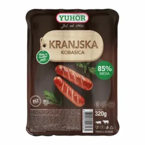 YUHOR kranjska kobasica 320g