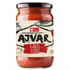 Ajvar K PLUS ljuti sa povrćem 350g