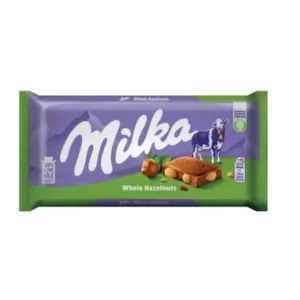 Čokolada MILKA celi lešnici 100g