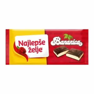 Čokolada NAJLEPŠE ŽELJE Bananica 184g