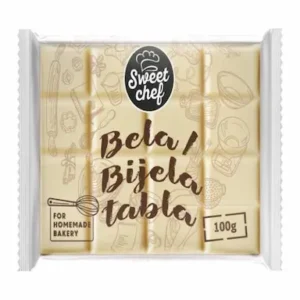 Čokolada SWEET CHEF za kuvanje bela 100g