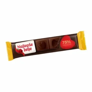 Čokolada crna NAJLEPŠE ŽELJE 75 kakao delova 30g