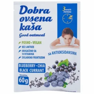 DOBRA ovsena kaša borovnica cia crna ribizla 60g