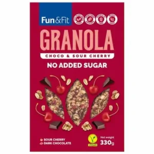 FUN FIT ovsena granola čoko višnja 330g
