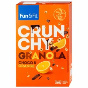 FUNFIT granola crunchy choco orange 250g