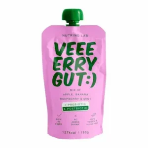 NUTRINO Lab voćni pire Verry gut jabuka banana malina 180g