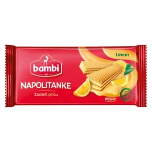 Napolitanka BAMBI limun 185g