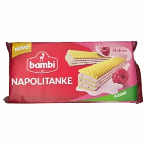 Napolitanke BAMBI malina 185g