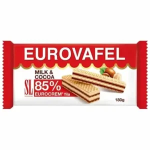 Napolitanke SWISSLION Eurovafel 85 Eurokrem fila 180g
