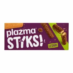 Stiksi PLAZMA lešnik keks 125g