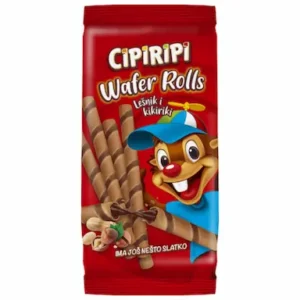 Wafl roleri lešnik kikiriki CIPIRIPI 150g