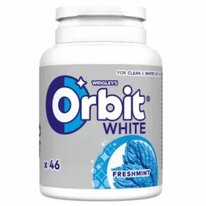 Žvake ORBIT white freshmint bottle 46kom