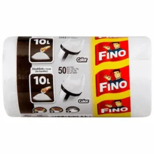 FINO kese za smeće u boji sa ručkama 10l 50kom