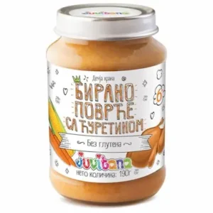 JUVITANA kašica birano povrće ćuretina 190g