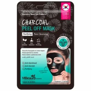 MBEAUTY peel off mask charcoal maska za lice 3kom
