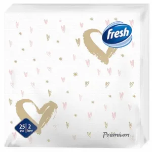 Salvete FRESH Premium srca 2sloja 25kom