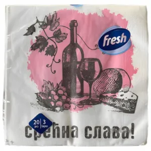 Salvete FRESH Slavske 3sloja 20kom