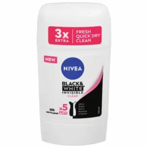 Stik NIVEA Black white invisible clear 50ml
