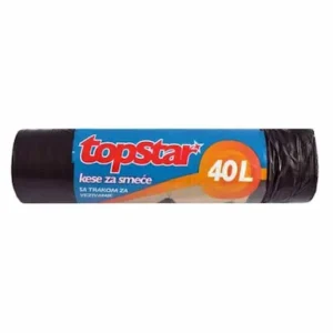 TOP STAR kese za smeće sa trakom 40l 12kom