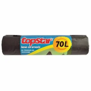 TOP STAR kese za smeće sa trakom 70l 8kom