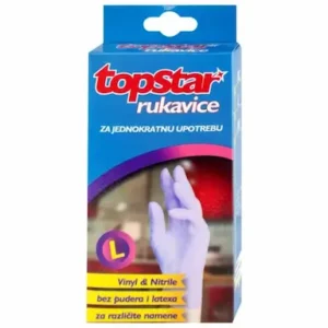 TOP STAR univerzalne rukavice vinil L 10kom