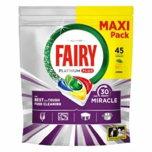 Tablete FAIRY Platinum Plus 30min miracle lemon 74kom