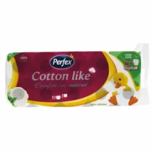 Toalet papir PERFEX cotton like natural 3sloja 10kom