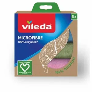 VILEDA mikrofiber krpe 100 recycled material 3kom