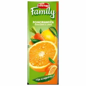 Voćni sok NECTAR Family pomorandža šargarepa limun 1.5l